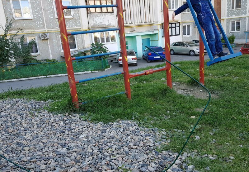 Опасная детская площадка в г.Железноводске