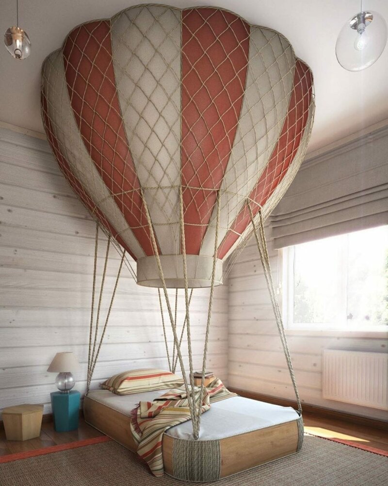 Кровать-воздушный шар от Антона Савельева