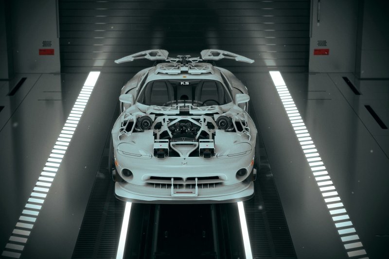 Он нарисовал Need For Speed: четырехколесный киберпанк Хайзала Салима