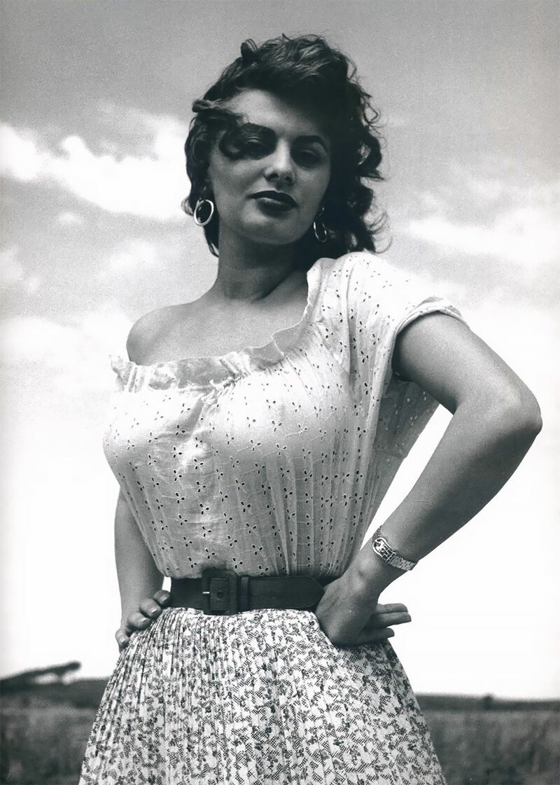 Итальянская актриса Софи Лорен, 1959