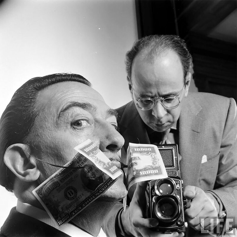 Филипп Халсман и Сальвадор Дали, 1954