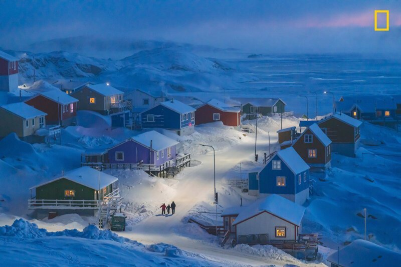 Фотография-победитель «Зима в Гренландии» (Фото CHU WEIMIN):