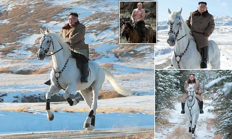 Ким Чен Ын поскакал по стопам Путина
