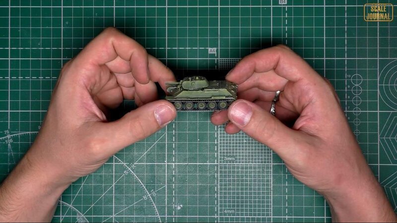 Моё хобби моделизм: мини диорама с легендарным танком Т-34 своими руками