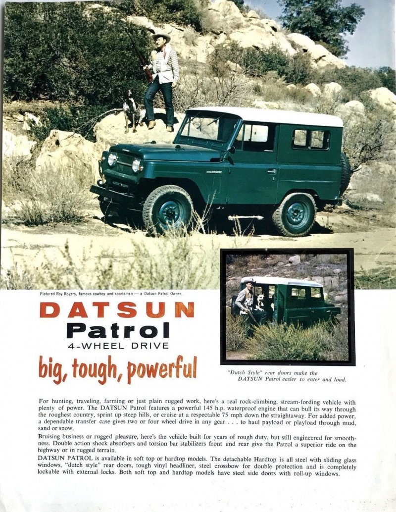 Datsun Patrol с Роем Роджерсом
