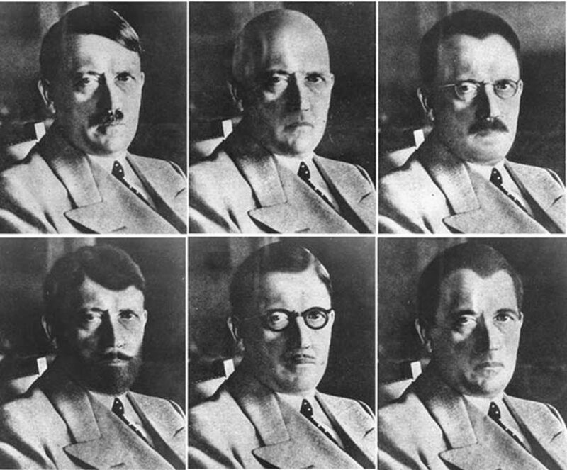Гитлер с измененной внешностью