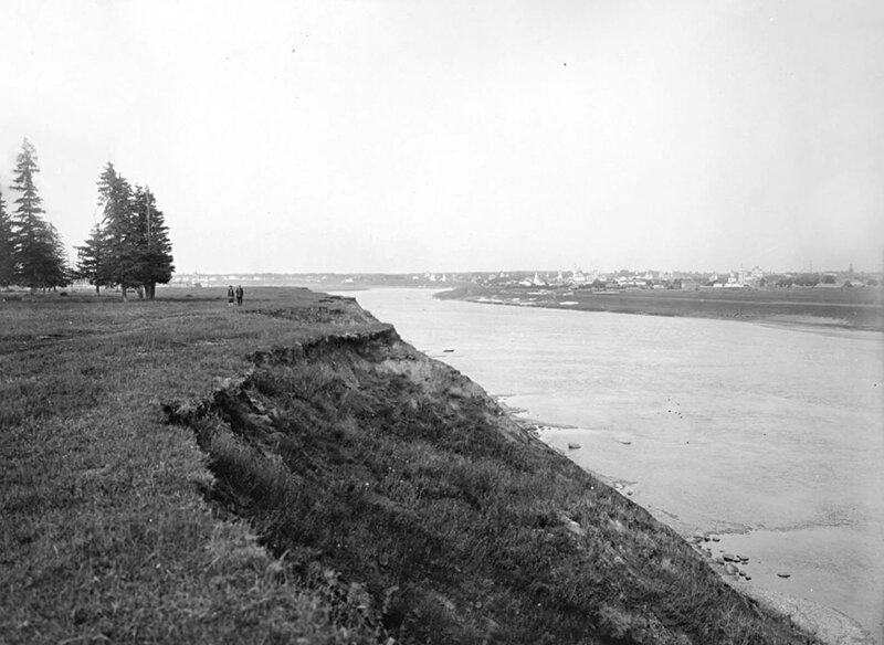 Вид на город Углич с Богоявленской горы, Ярославская губерния, 1903 год