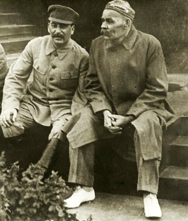 Сталин с Максимом Горьким