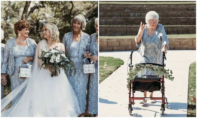 Невеста пригласила на роль "цветочных девочек" своих бабушек
