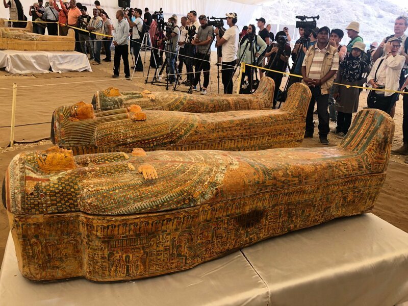 Власти Египта рассказали о содержимом 30 саркофагов, обнаруженных в Луксоре