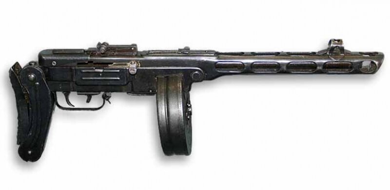 Опытный пистолет-пулемет Шпагина ППШ-45