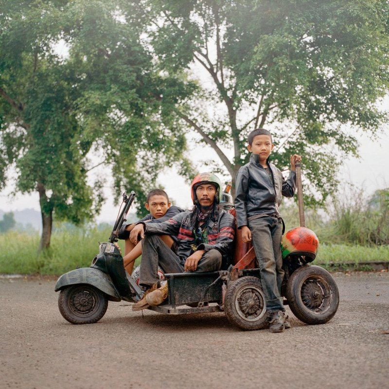 Безумные модификации скутеров Vespa из Индонезии