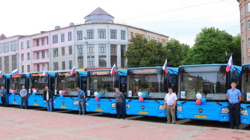 Брянск закупил больше ста новых муниципальных автобусов 
