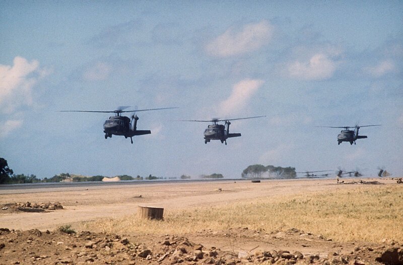 «Urgent Fury» («Вспышка ярости») — операция вооружённых сил США по вторжению на Гренаду 25.10.1983г