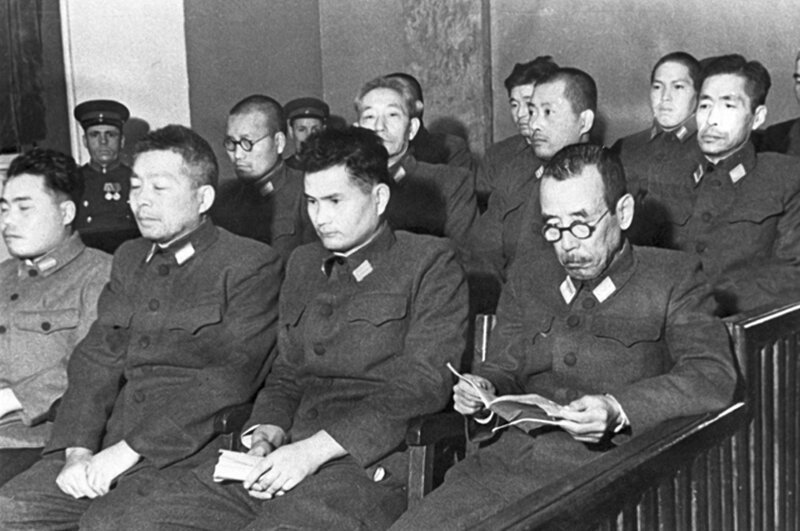 Подсудимые. Хабаровск, 25-30 декабря 1949 года