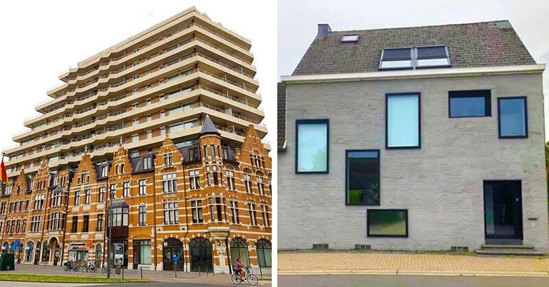 Бельгиец создал Инстаграм*, в котором показывает, что самые нелепые дома построены в его стране