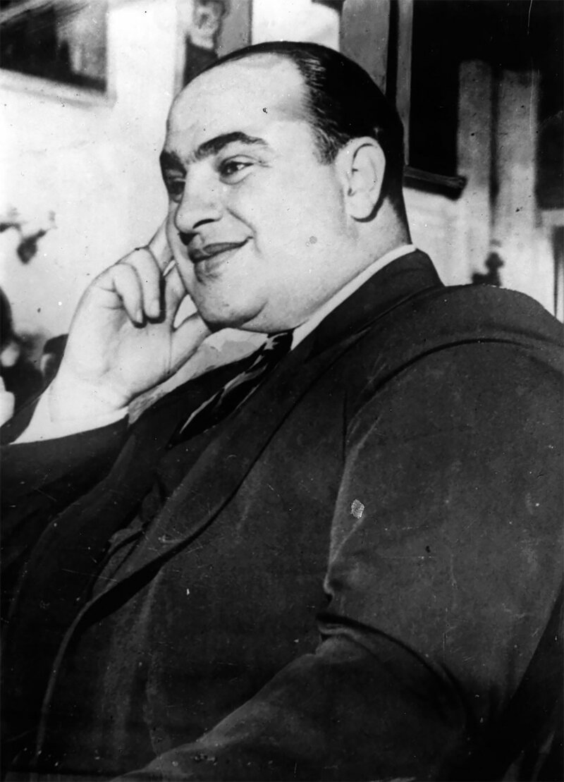 Американский гангстер итальянского происхождения Аль (Альфонсе) Капоне, (1899–1947). ок. 1930 г.