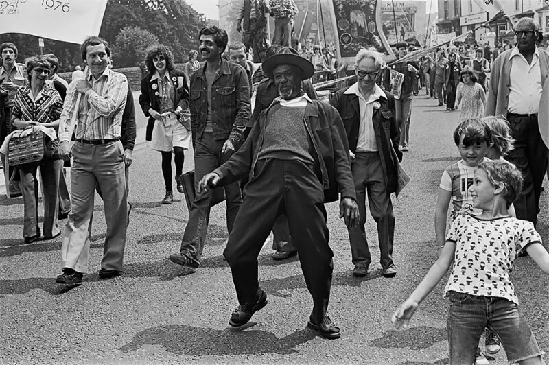 Демонстрация против расизма. Кардифф, 1978