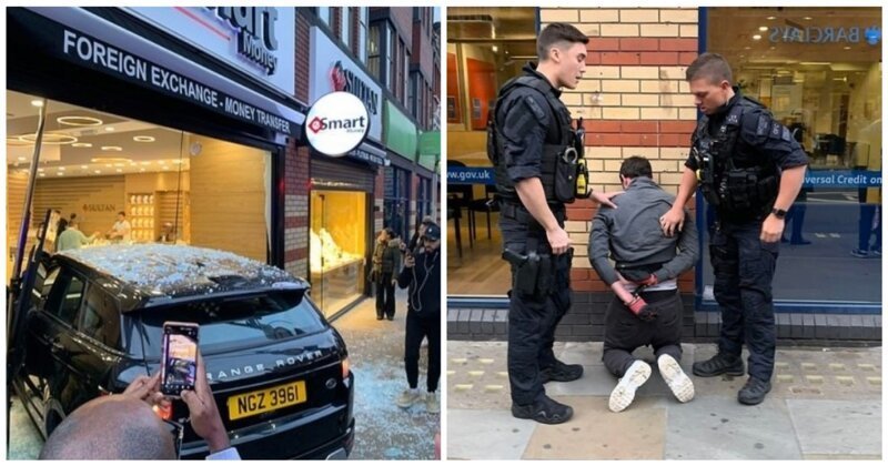 Жители Лондона объединились, чтобы поймать мужчину, ограбившего ювелирный магазин