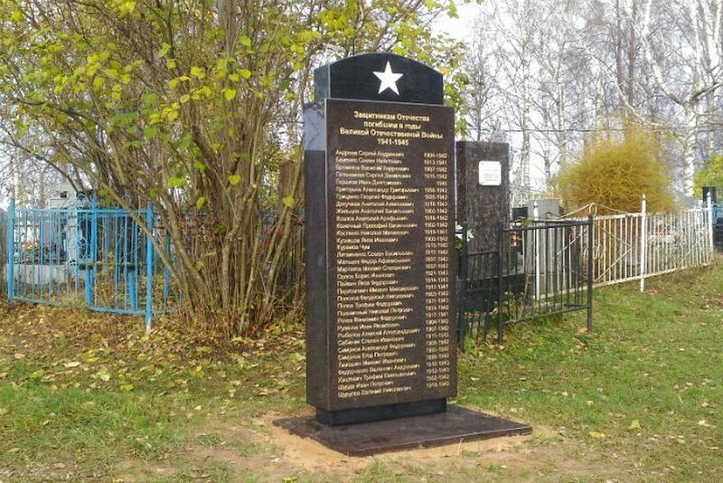 В Рыбинске установили стелу с именами погибших летчиков