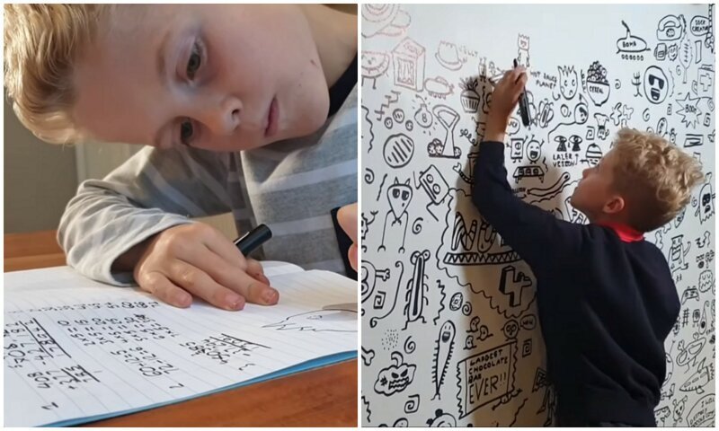 Мальчику запрещали рисовать в школе, но его талант оценили в другом месте