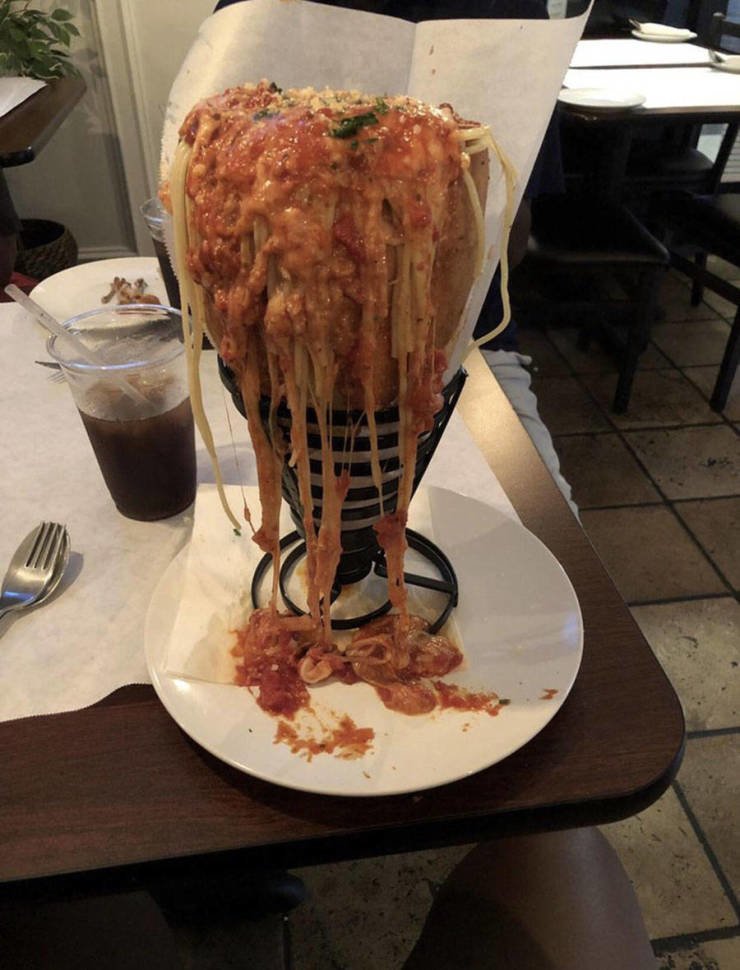 Подача спагетти
