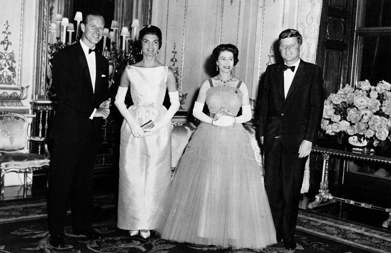 Елизавета II и 35-й президент США Джон Кеннеди