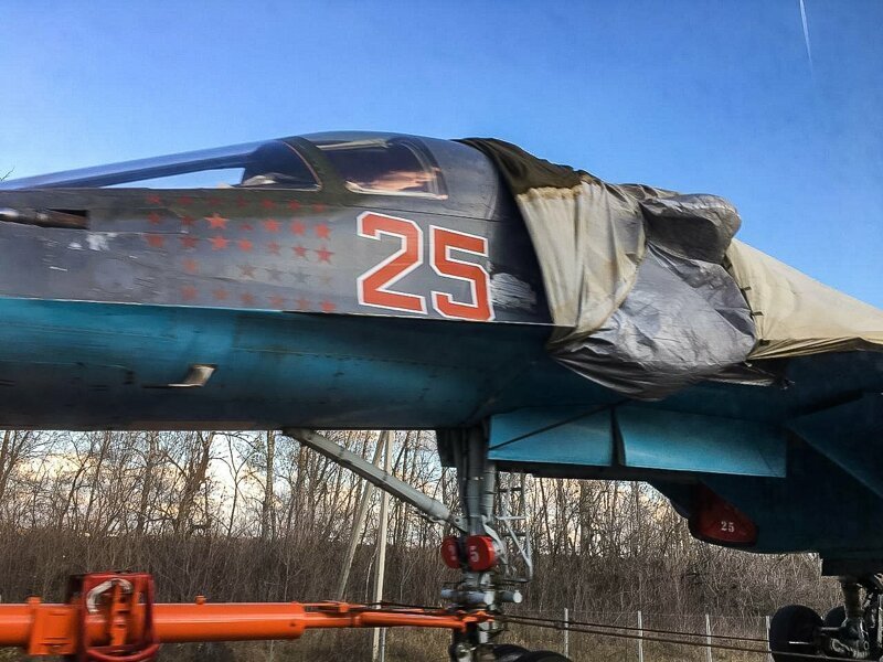 Американцев поразил Су-34 на дороге в Воронеже