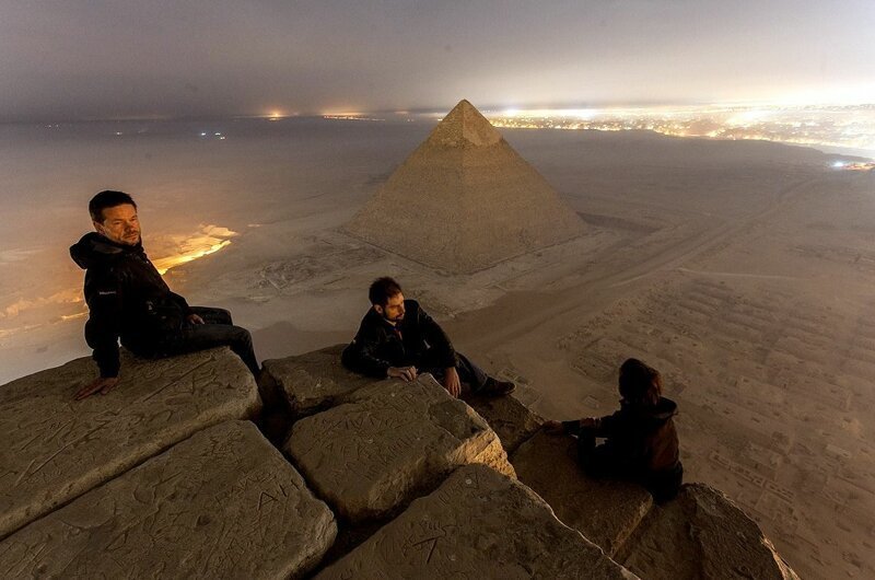 14. Вид с верхушки Пирамиды Хеопса