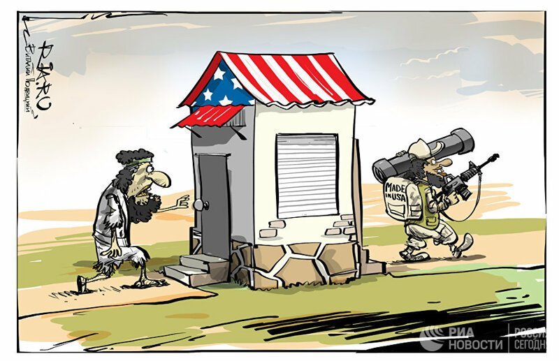 Карикатуры про Американскую армию