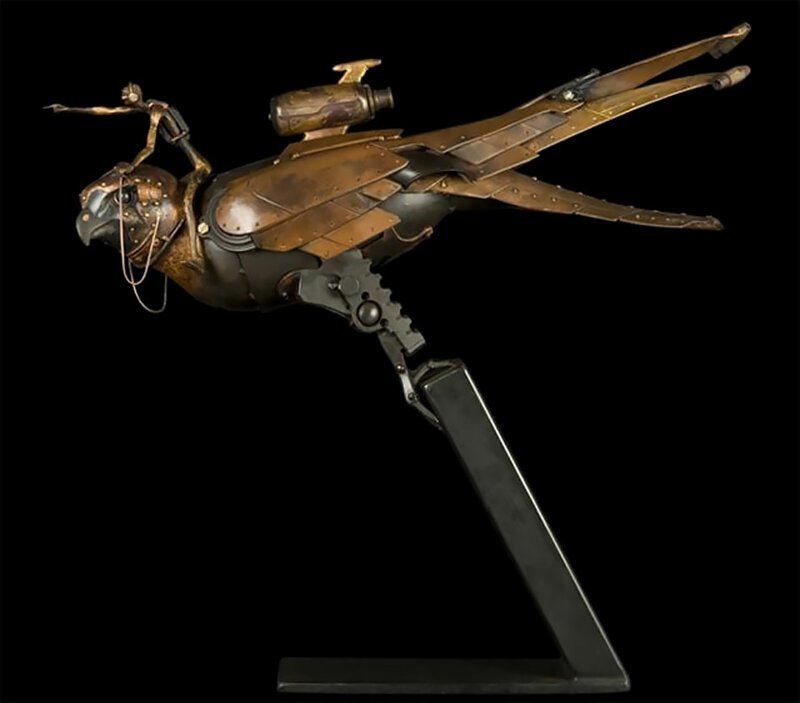 Впечатляющие стимпанк-скульптуры Пьера Маттера