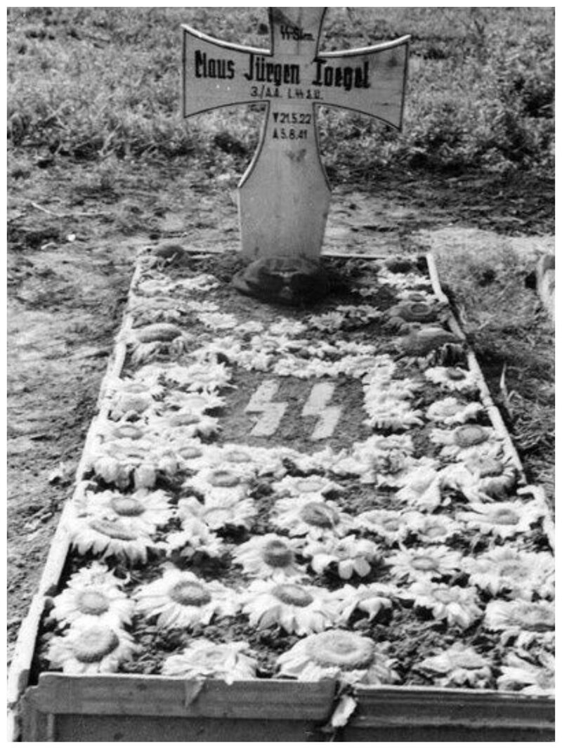 Мертвые следы смерти: могилы прямо на поле боя