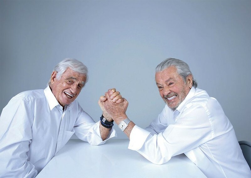 Жан-Поль Бельмондо и Ален Делон дружат уже 60 лет - с 1959 года. "Он и я — это день и ночь. 
