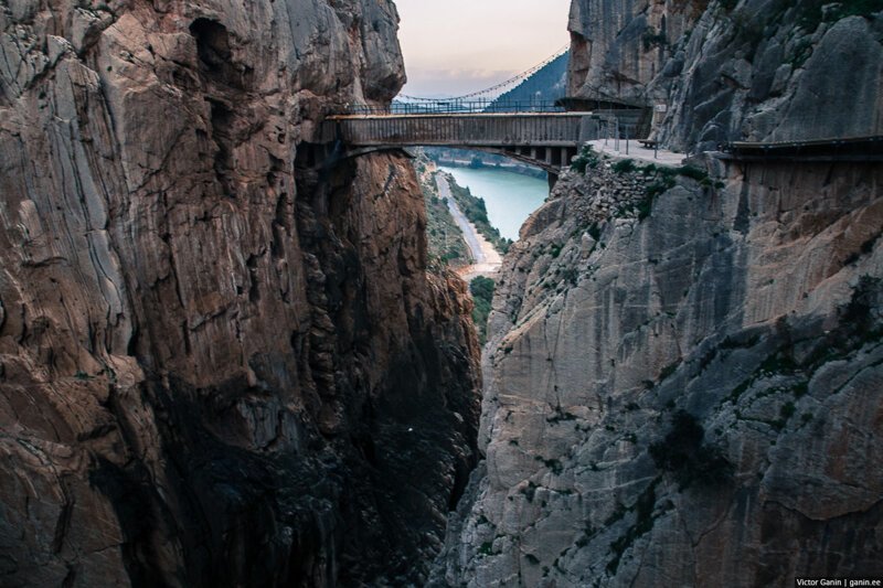 Одна из самых опасных троп в мире - Caminito del Rey