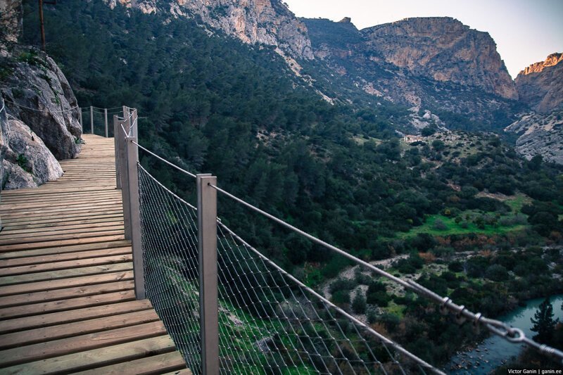 Одна из самых опасных троп в мире - Caminito del Rey