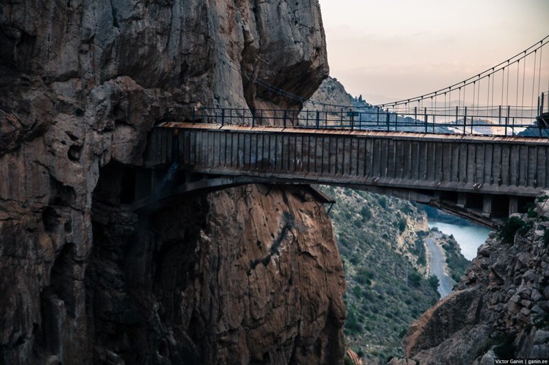 Одна из самых опасных троп в мире - Caminito del Rey