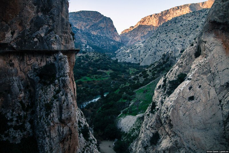 Одна из самых опасных троп в мире - Caminito del Rey