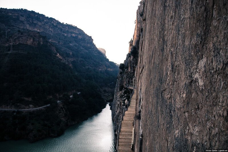 Одна из самых опасных троп в мире - Caminito del Rey