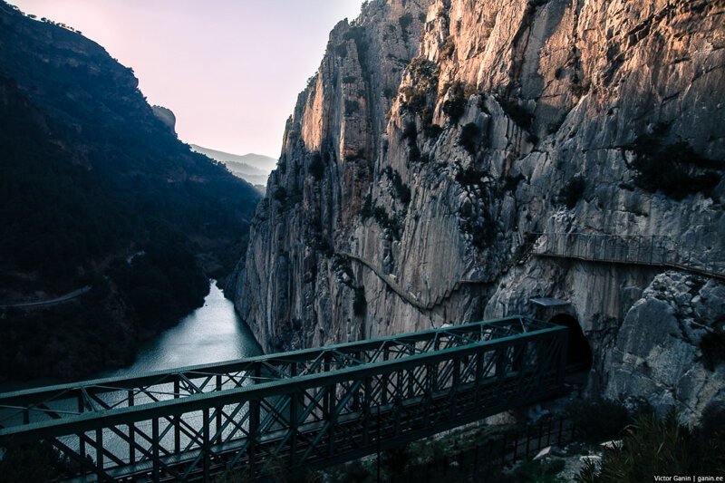 Одна из самых опасных троп в мире - Caminito del Rey