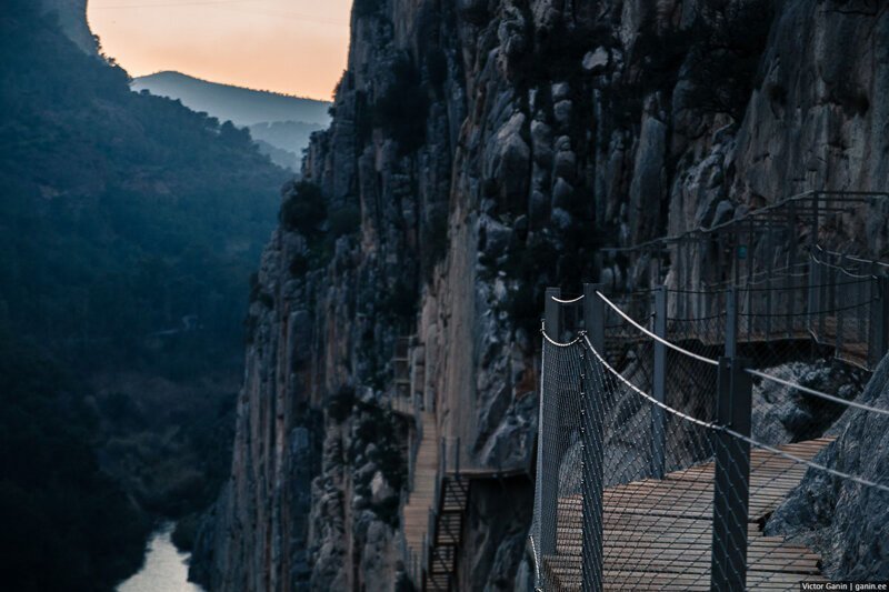 Одна из самых опасных троп в мире - Caminito del Rey