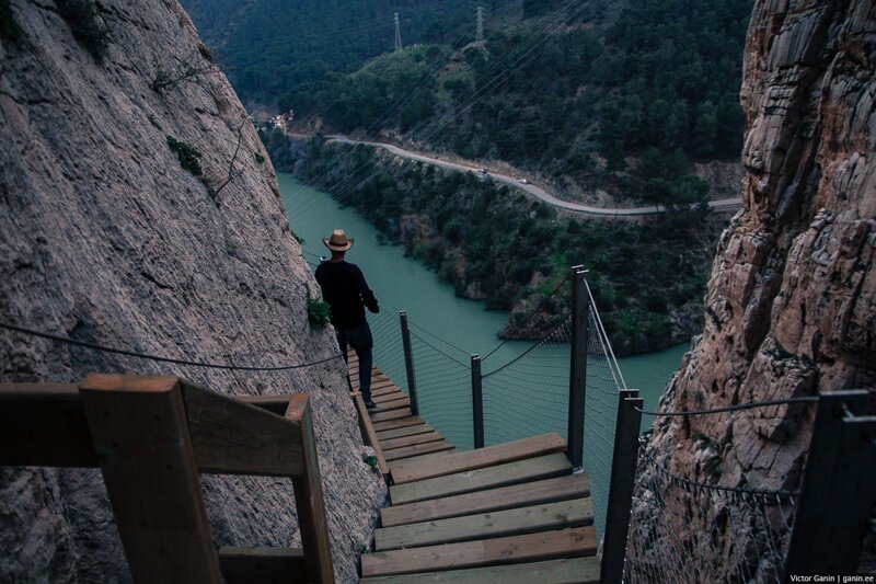 Одна из самых опасных троп в мире - Caminito del Rey