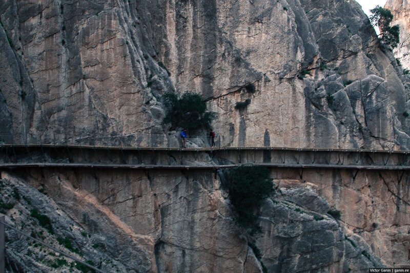 Одна из самых опасных троп в мире - Caminito del Rey