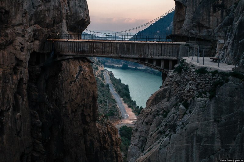 Одна из самых опасных троп в мире - Caminito del Rey