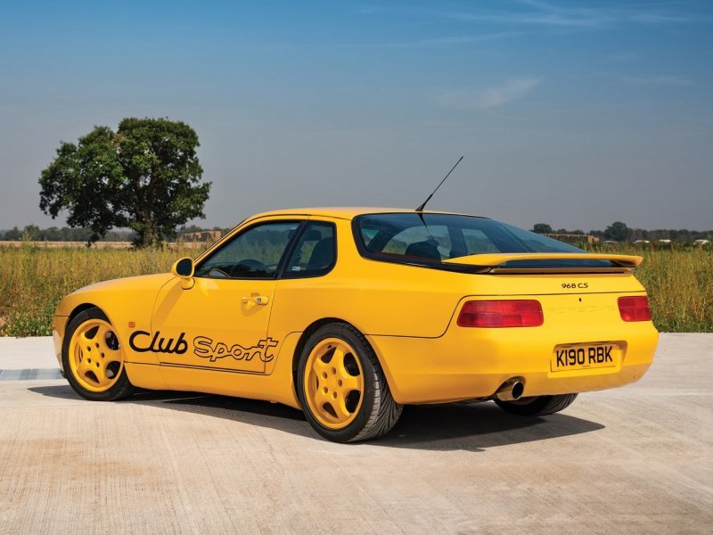 Этот желтый Porsche 968 Clubsport в свое время восхитил самого Вальтера Рёрля