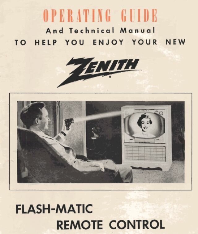 Руководство пользователя для оригинального 1955 Zenith Flash-Matic