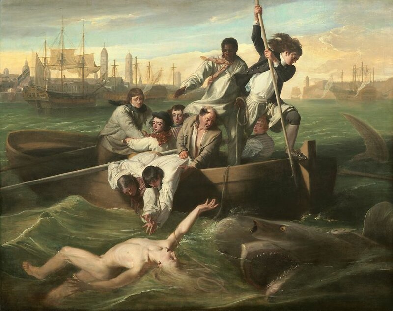 14. "Уотсон и акула", Джон Синглтон Копли, 1778 г.