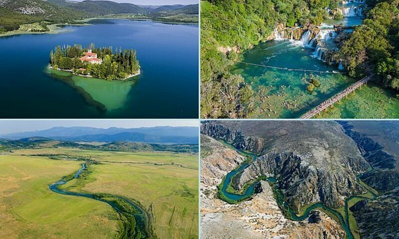 Удивительная красота рек и водопадов Хорватии