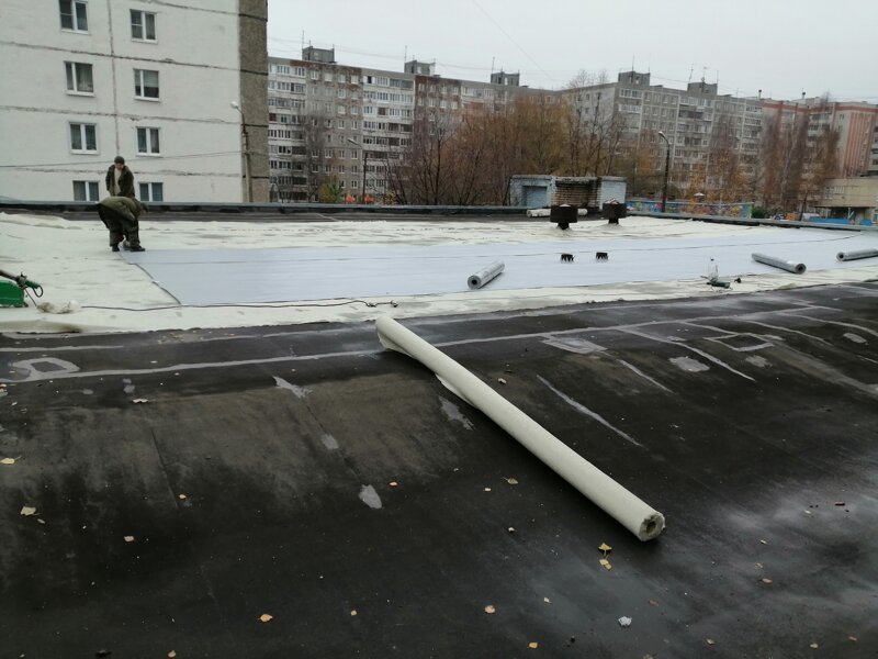 Монтаж мембранной крыши в Ярославле