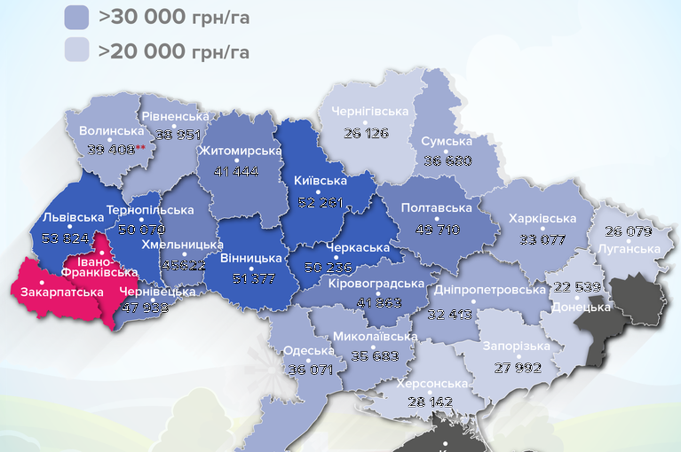 Карта черноземья украины