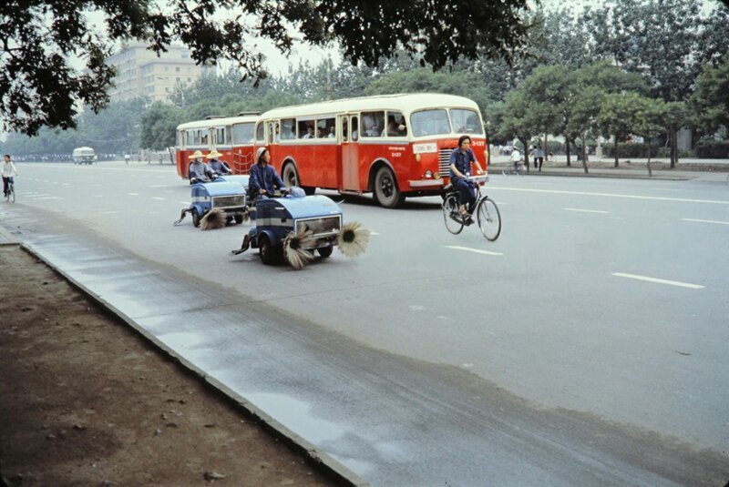 Главный проспект Пекина, 1978 год 